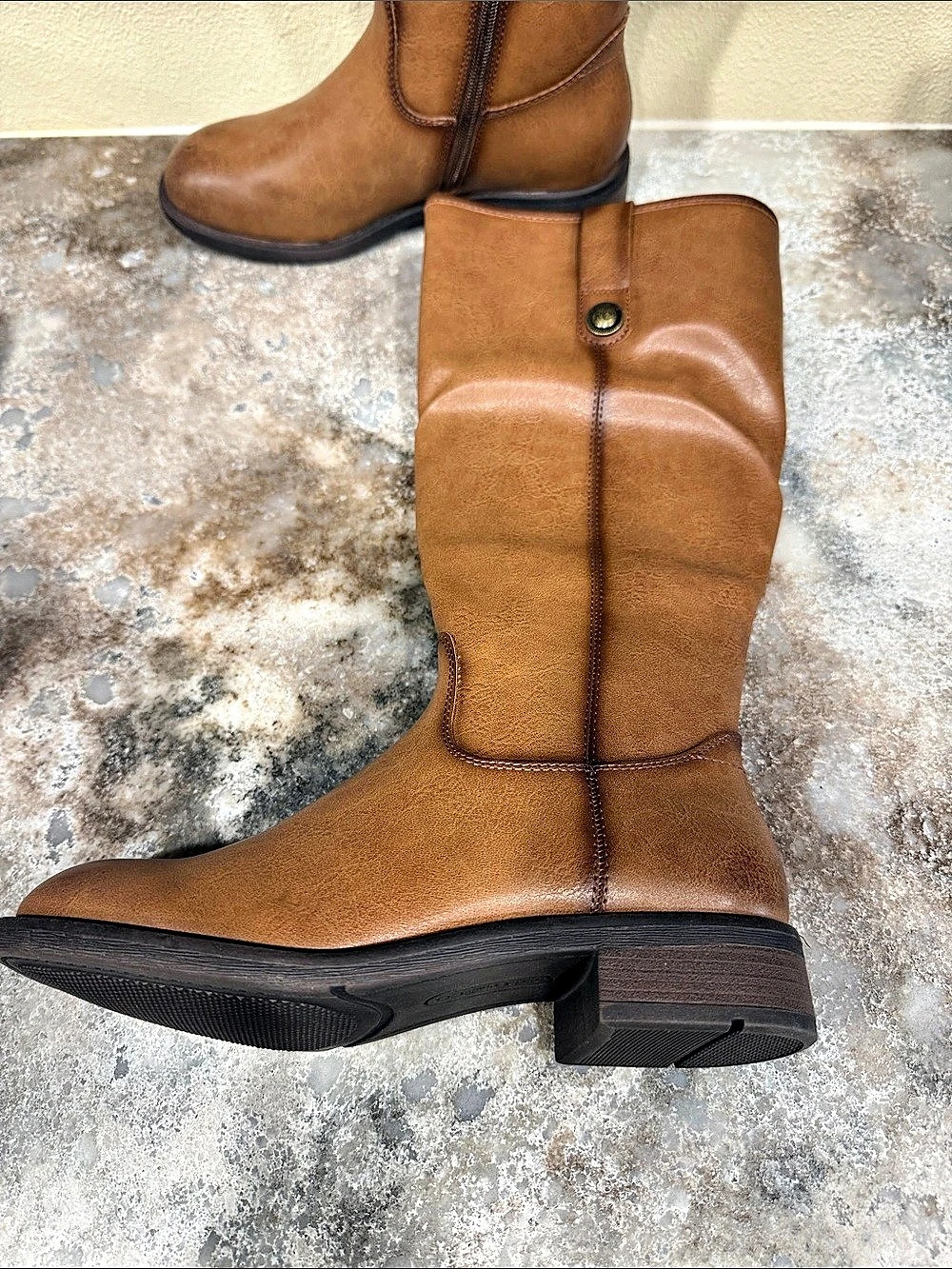 Frye & Co Tall Heeled Boots in Brown NWT